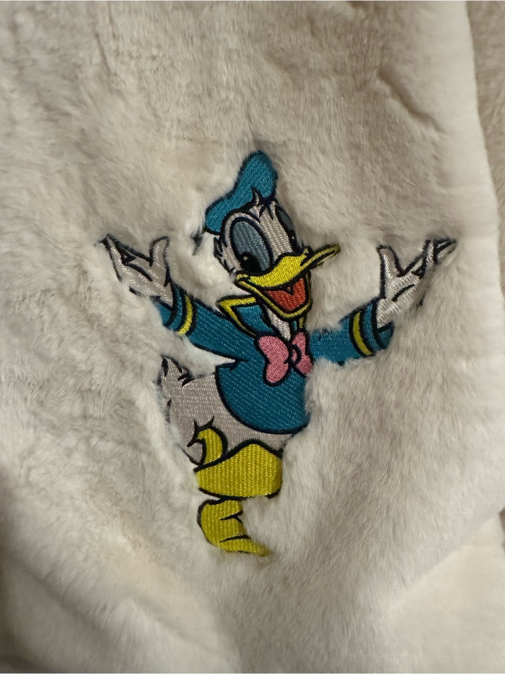 Disney Mickey & Friends Faux Fur Full-Zip Jacket Adult - Picture 10 of 10